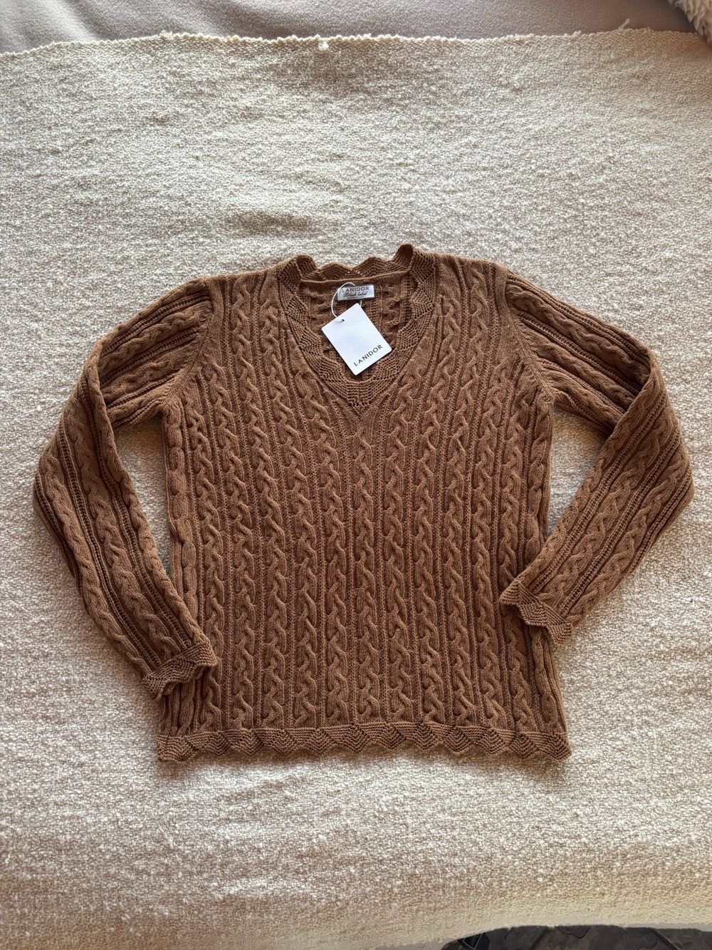 NWT Toffee Wool Sweater